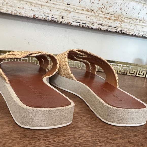 Clergerie Paris Robert Clergerie GAEL Straw Sandals - Picture 7 of 9